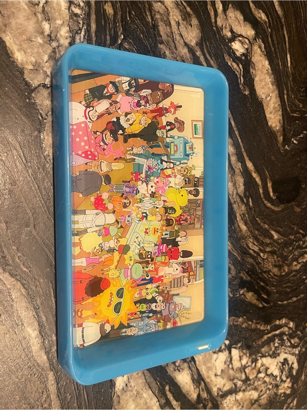 Rick and Morty rolling tray.